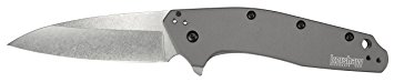 Kershaw Dividend Lightweight Utility Pocket Knife with SpeedSafe Assisted Opening, Grey