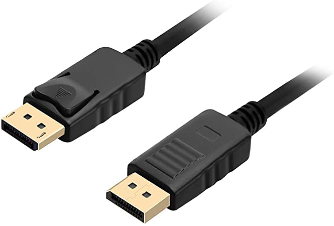 gofanco 3 Feet DisplayPort to DisplayPort Cable 4K Resolution@60Hz Gold Plated DisplayPort 1.2 Compatible DP to DP Male to Male Ultra HD for DisplayPort Enabled Systems and Monitors (DPDP3F)