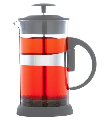 Grosche Zurich Glass French Press Large (1000ml - 34oz) Grey