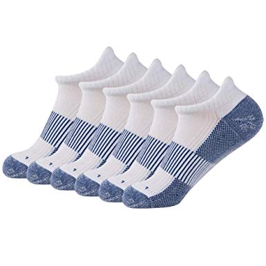 Copper Antibacterial Socks, FOOTPLUS Unisex Ankle Moisture Wicking Golf Socks