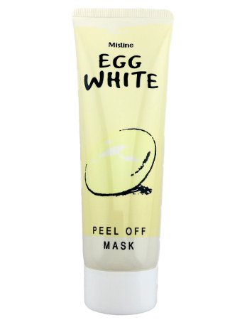 Mistine Egg White Whitening Poreless & Anti-blackhead Peel Off Face Facial Mask