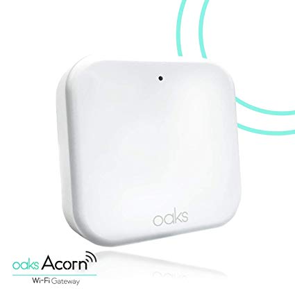 Oaks Acorn Smart Door Lock Wi-Fi Bridge/Gateway for Remote Control and Access, Great for Airbnb and Vacation Rental Owners (White)