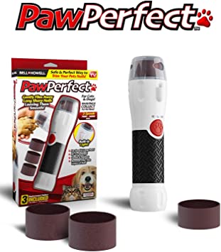 Bell   Howell PAWPERFECT Pet Nail Rotating File with 7000-14,000 RPM's for Dogs, Cats, and Other Small Animals As Seen On TV