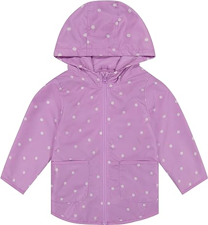 Simple Joys by Carter's Baby Girls' Water-Resistant Rain Jacket with Hood