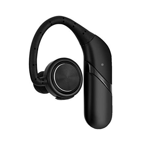 S800 V4.2 Bluetooth Earhook Headphones, TWS True Wireless Earpiece HandsFree Wireless In-ear Earbuds Noise Cancelling for Office/Business/Workout/Driving