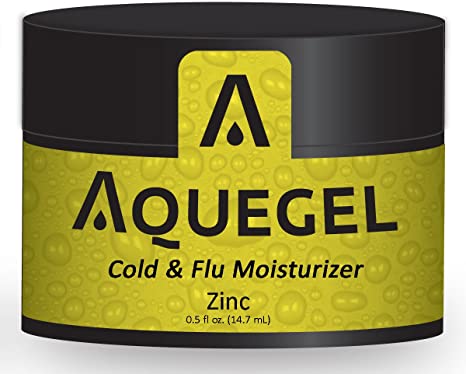 Aquegel Cold & Flu Moisturizer with ZINC Cold and Flu Resistance, Nasal Dryness, Cracking, Nose Bleeds, CPAP and Oxygen Use