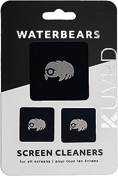 KUVRD Waterbear - Universal Screen Cleaners - Teeny Tiny Cleaning Tools for Your Lenses & Screens - Single PAD Set