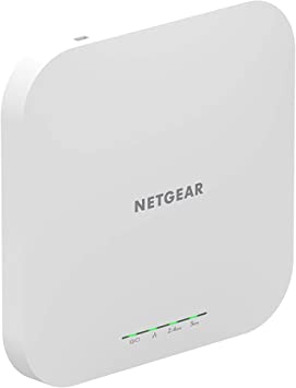 NETGEAR Wireless Access Point Dual-Band Up to 200 Client Devices 1 x 1G Ethernet LAN Port MU-MIMO Insight Remote Management PoE or Optional Power Adapter