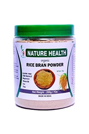 Nature Health Natural Organic Purified Rice Bran Powder (stabilized)200g