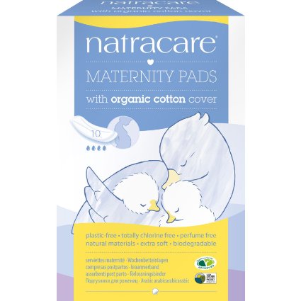 Natracare New Mother Natural Maternity Pads, 10 Count
