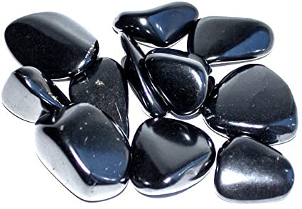 IPPINKA Tumbled Shungite Stones, 100 Grams, 2-5cm Stone, Karelian