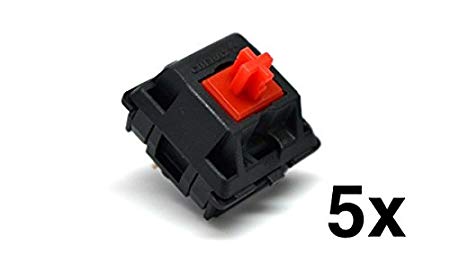 Cherry MX Red Keyswitch (5 pack) - MX1AL1NN | Plate Mounted | Linear | by himalayanelixir …