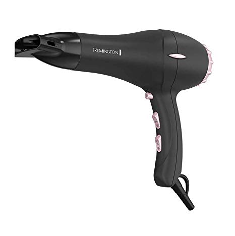 Pro Hair Dryer with Pearl Ceramic Technology, Black/Pink