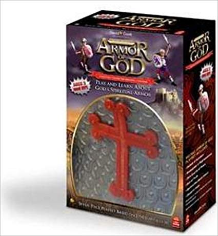 Playset Full Armor Of God-6 Pc-Gry/Red (Boys)