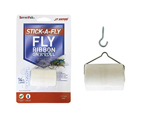 $averPak Single- 1 JT Eaton 14 Foot Long Stick-A-Fly Glue Fly Strip Ribbon