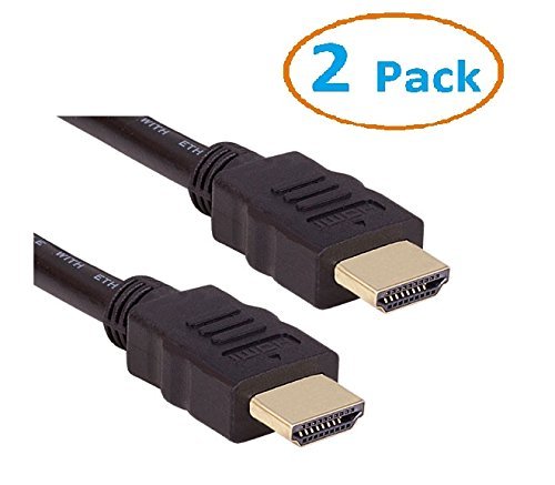 Aurum High Speed HDMI Cable with Ethernet - 2 Pack (50 FT) - CL2 Certified - Supports 3D & Audio Return Channel - Full HD [Latest Version] - 50 Feet
