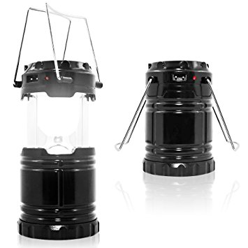 SENHAI Rechargeable Portable Camping Light,DC and Led Solar Charging Outdoor Lanterns with Battery Powered for Camping, Hiking, Fishing, Backpacking, Emergency Charging for Cellphone