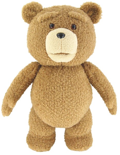 Ted 16" Plush with Sound & Moving Mouth, R-Rated, 12 Phrases