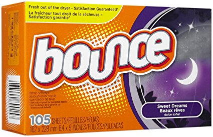 Bounce Fabric Softener Sheets - Sweet Dreams - 105 ct