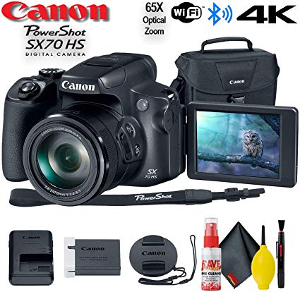 Canon PowerShot SX70 HS Digital Camera (3071C001) - Base Bundle