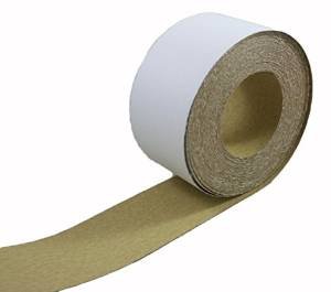 ABN Adhesive Sticky Back 220-Grit Sandpaper Roll 2-3/4” Inch x 20 Yards Aluminum Oxide Golden Yellow Longboard Dura PSA