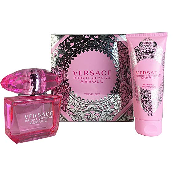 Versace Bright Crystal Absolu for Women 3.0-Ounce EDP Spray 2-Piece Travel Set