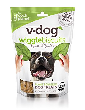 V-Dog Organic Wiggle Biscuits, One Size