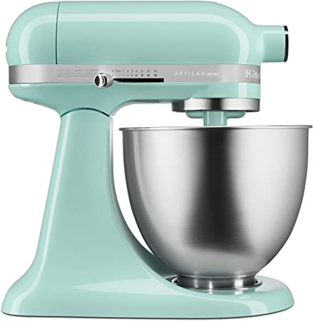 KitchenAid KSM3311XIC Artisan Mini 3.5 Quart Stand Mixer Ice Blue