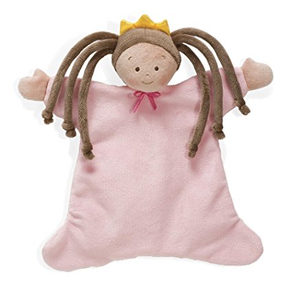 North American Bear 8.5" Little Princess Cozie Blankie, Brunette (Discontinued by Manufacturer)