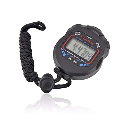 DEESEE(TM) LCD Professional Digital Handheld Chronograph Sports Stopwatch Timer Stop Watch