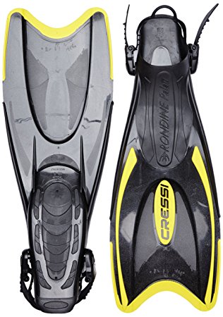 Cressi Palau Light Weight Travel Snorkeling Swim Fins (Made in Italy)