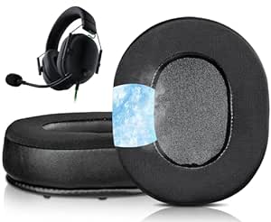 SOULWIT Cooling-Gel Earpads Replacement for Razer BlackShark V2/BlackShark V2 Pro Gaming Headset (Do Not fit New Razer Blackshark V2 Pro, 2023 Edition), Ear Pads Cushions with Noise Isolation Foam