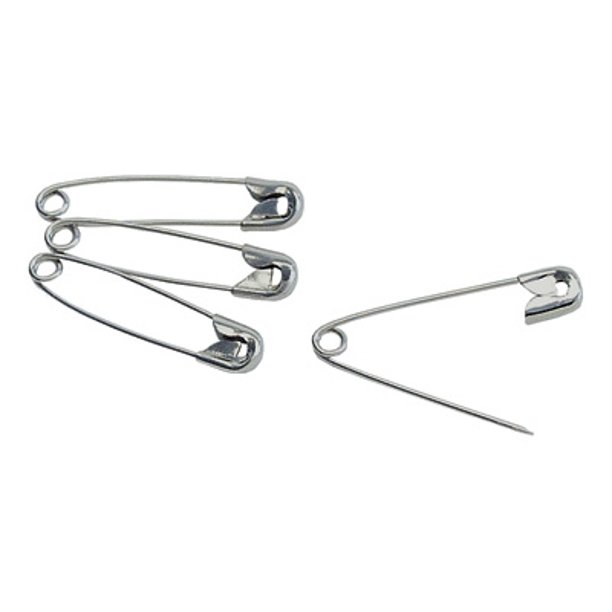 Safety Pin  Size 3 Nickel Plated Steel Pack of 144