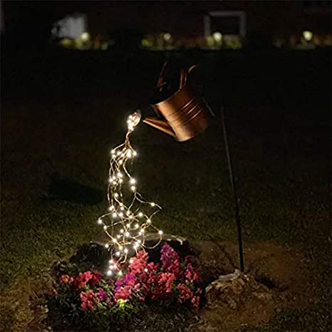 Fostar Garden Art Light Decoration LED Lamp for Yard Button Battery Powered Durable