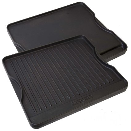 Camp Chef CGG16B Reversible Pre-Seasoned Cast Iron Grill/Griddle