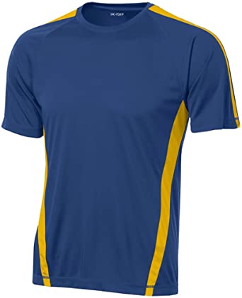 Joe's USA Men's Short Sleeve Moisture Wicking 2-Color Athletic T-Shirts