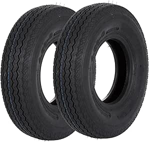 Set of 2 Hykolity Highway Boat Utility Trailer Tire 4.80-8 4.8-8 480-8, LRC 6PR, Load Range C