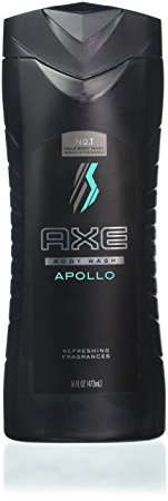 AXE Body Wash for Men, Apollo 16 oz, 4 Count