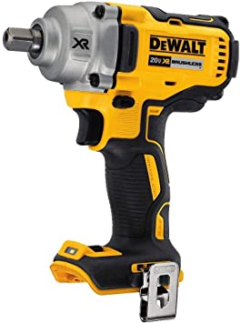 DEWALT 20V MAX* XR Cordless Impact Wrench Kit with Detent Pin Anvil, 1/2-Inch, Tool Only (DCF894B)