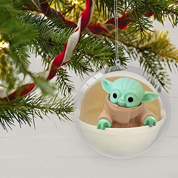 DCONMEE Christmas Ornament 2020 Surprise Blind Box! Baby Yoda Doll, Collectible Yoda Plushies for Birthday