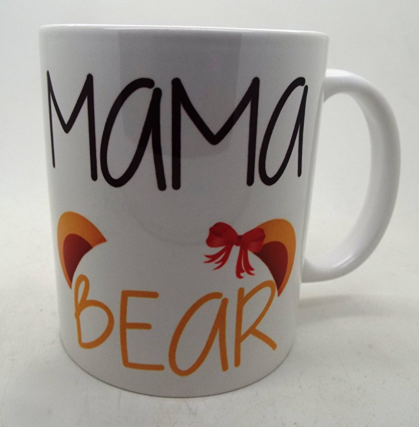 Mummy Bear Mug Coffee Tea Cup Cute New Mum Gift Mum To Be Present 11oz mug