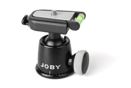 JOBY Ballhead for SLR Zoom Tripod - A Ball Head Tripod Mount With Quick Release Plate