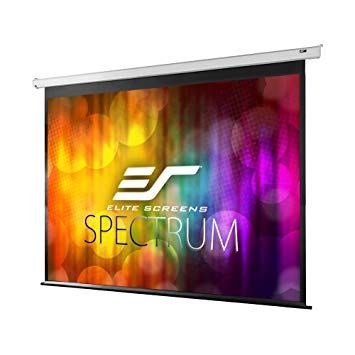 Elite Screens Spectrum, 180-inch Diag 4:3, Electric Motorized 4K/8K Ready Drop Down Projector Screen, ELECTRIC180V