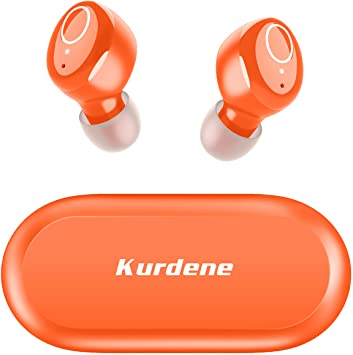 Wireless Earbuds,Kurdene S8 Pro Bluetooth 5.2 Earbuds[48H Playtime][Fast Charging][AI-Enhanced Call Noise Cancelling] Deep Bass Earphones Microphone Waterproof Light-Weight in-Ear Headphones for Work