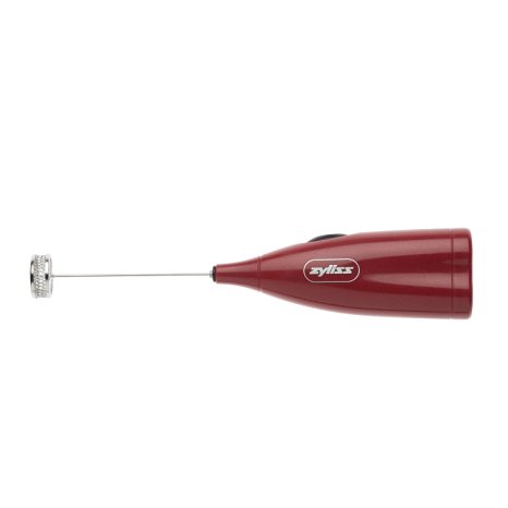 Zyliss E990034U Handheld Electric Milk Frother, Red