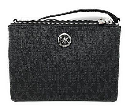 Michael Kors Fulton EW Crossbody Bag Black PVC