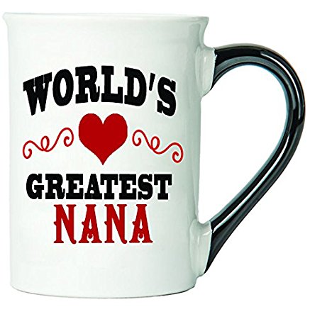 Tumbleweed - World's Greatest Nana - Nana Coffee Mug - Large 18 Ounce Ceramic Coffee Mug - Mother's Day Gifts - Nana Gifts
