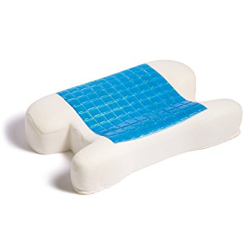Hermell Products NC2210 Cooling Gel Memory Foam CPAP Pillow