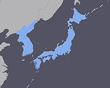 Japan, Korea GPS Map 2018 for Garmin Devices