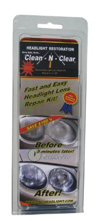 Clean-N-Clear 5 Minute Headlight Restoration Kit for multiple cars